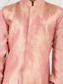 Boy's' Pink Jacket, Kurta And Patiala Set